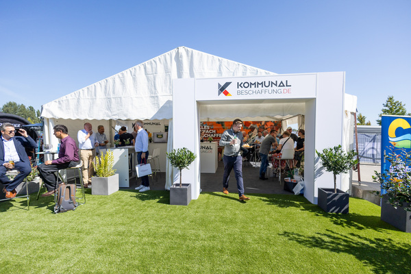 Messestand von Kommunalbeschaffung.de 