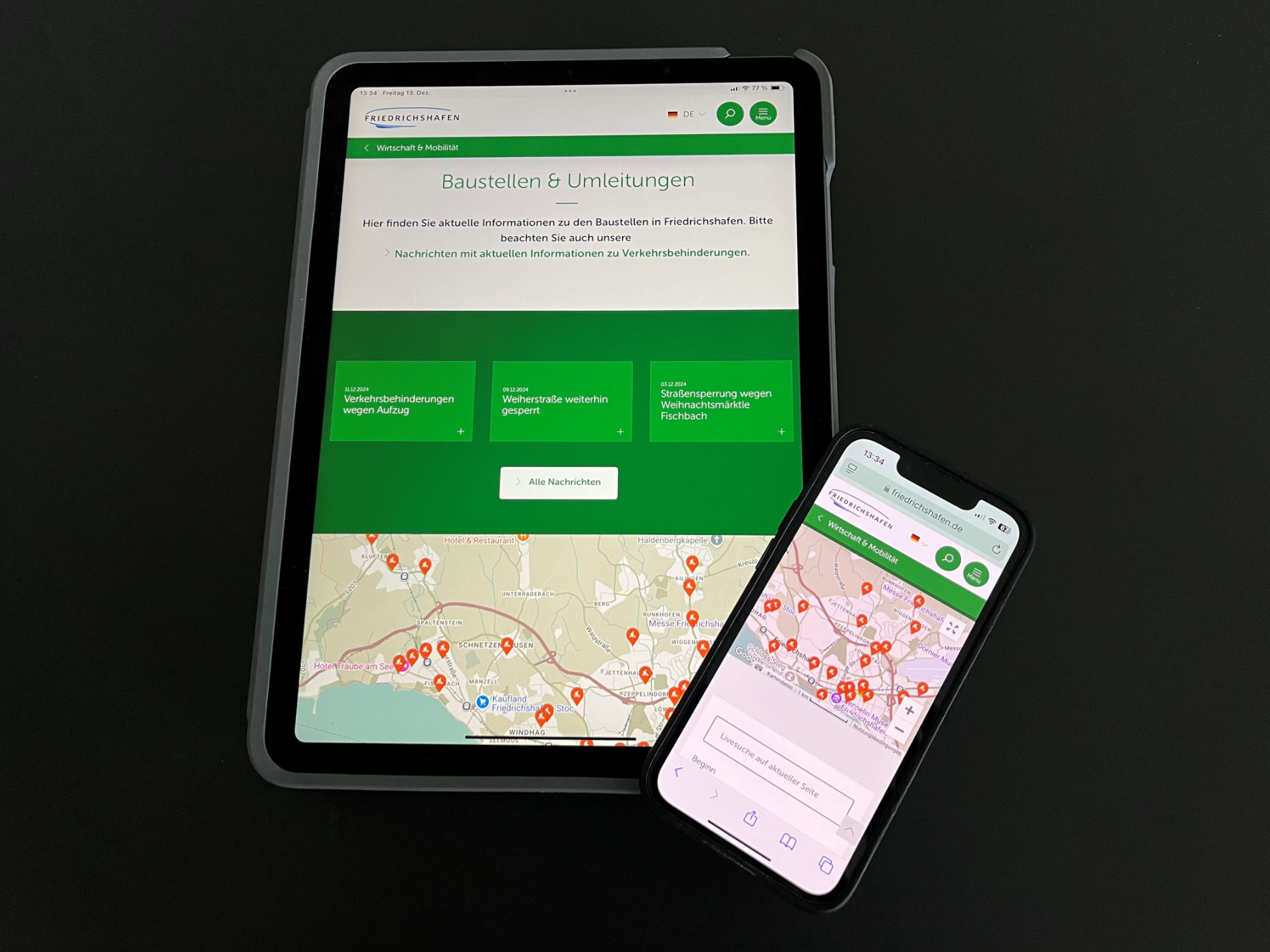 Smartphone und Laptop