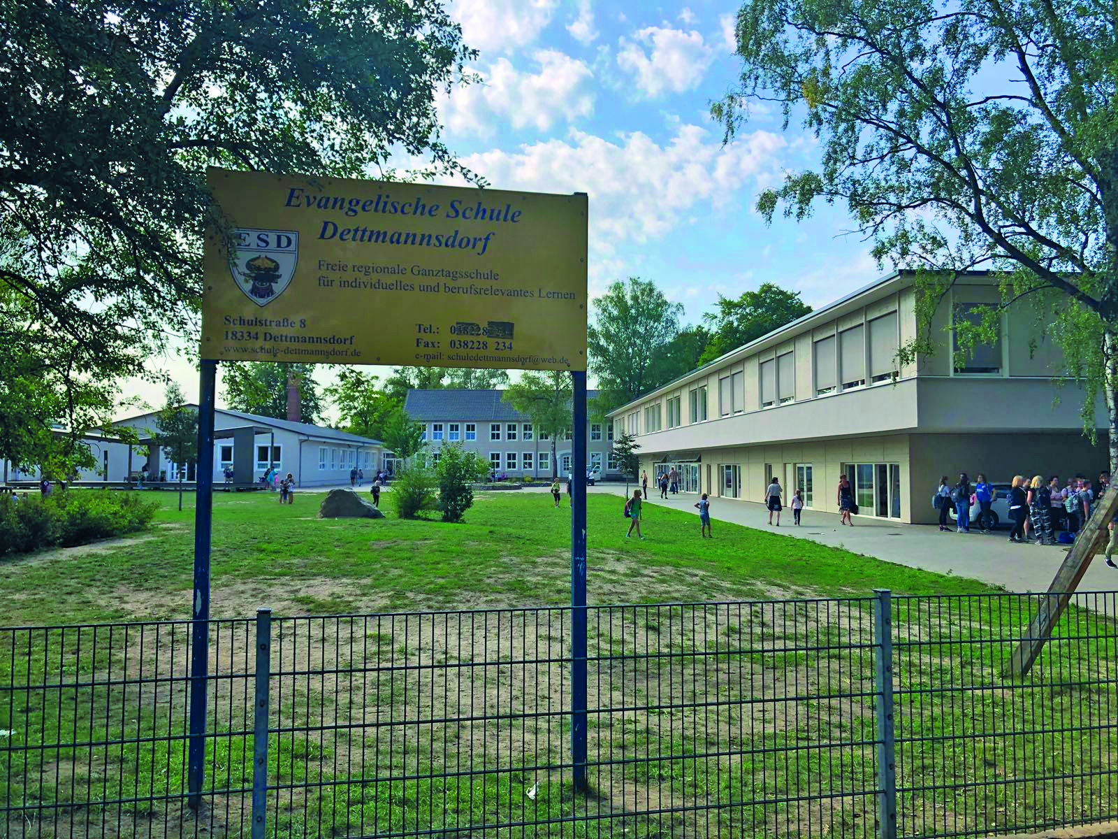 Die Schule von Dettmannsdorf