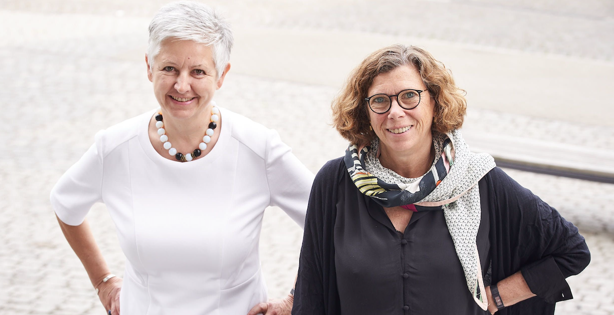 Susanne Kutz leitet de Bereich Alter und Demografie der Körber-Stiftung, Karin Hast die Projekte Demographische Zukunftschancen