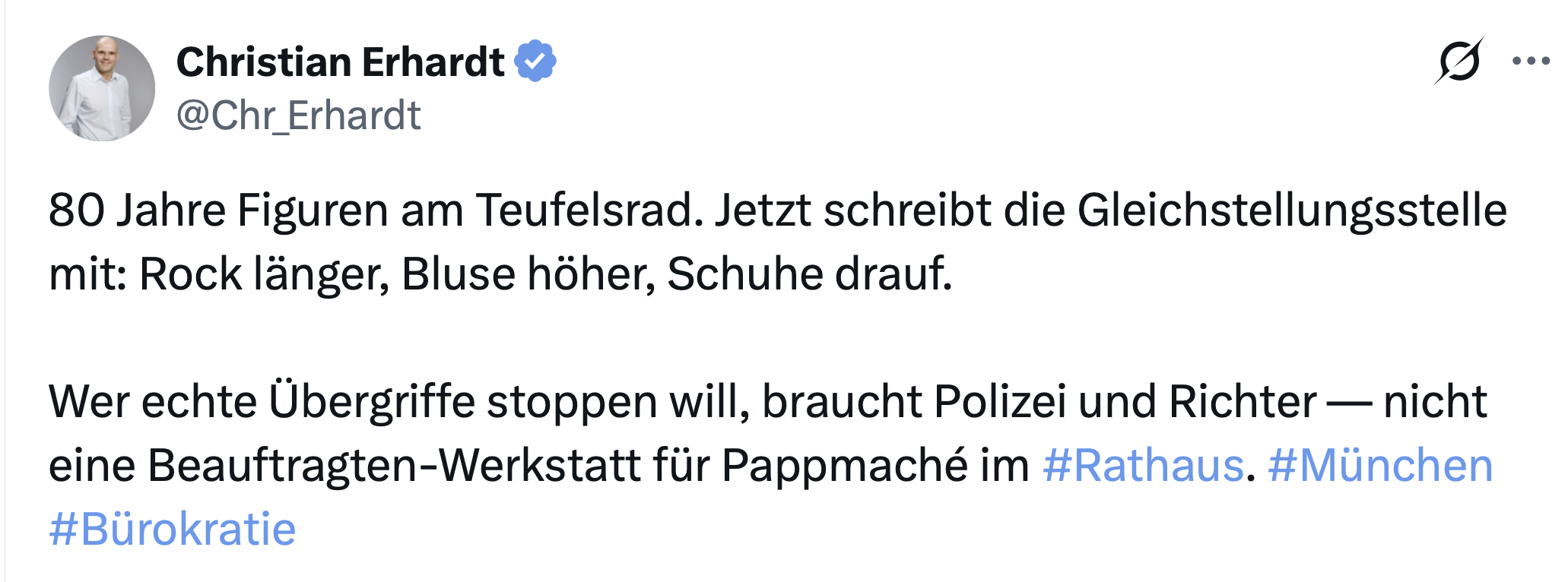 Auf seinem privaten X-Account kommt selbst der sonst in Sachen Kommunen so optimistische KOMMUNAL-Chefredakteur Christian Erhardt-Maciejewski nicht ohne Kritik aus