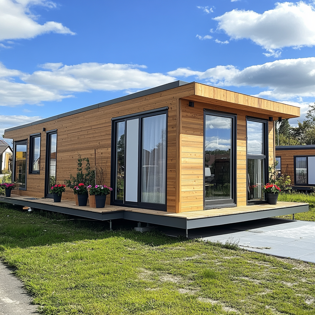 Hero Quarters Holzfassade