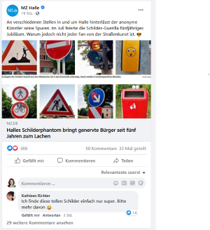 Screenshot Halle Schilderphantom mz