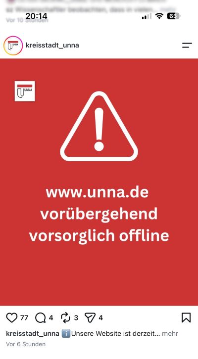 Unna Sicherheitsabschaltung