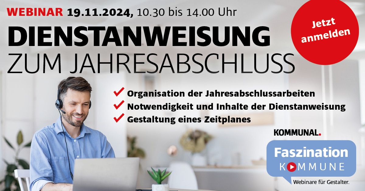 Dienstanweisung zum Jahresabschluss