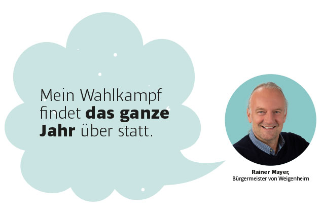 Zitat und Foto Bürgermeister Mayer