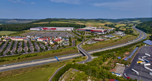 Eines der vielen Gewerbegebiete in Wertheim!