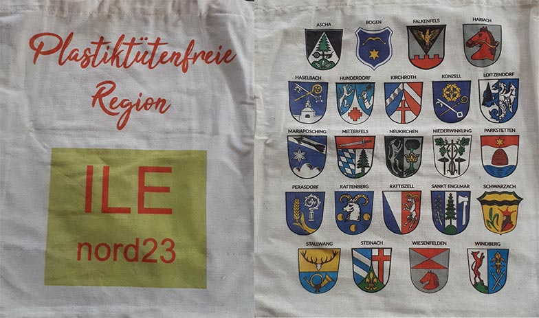 Plastiktütenfreie Region Stoffbeutel