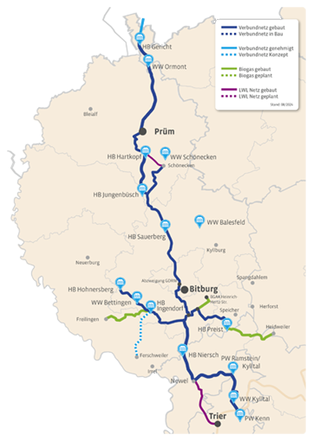Das ist der Streckenverlauf der neuen Eifel-Pipeline.