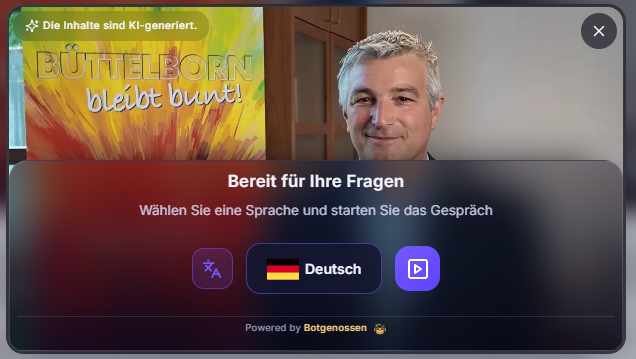 So können Kommunen KI-Avatare nutzen, um mit Bürgern zu chatten