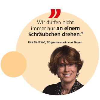 Bürgermeisterin Ute Seifried zu Bürokratie