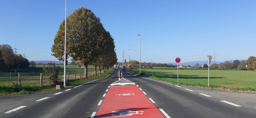 Sichere Übergänge für Radfahrer in Hattersheim.
