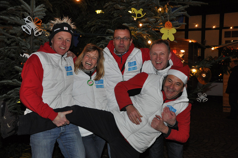 Das Organisationsteam für den Bündener Weihnachtsmarkt