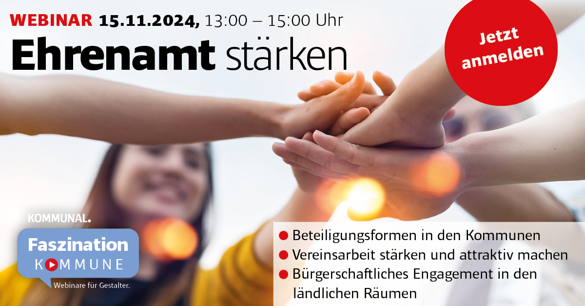 Stärkung des Ehrenamts