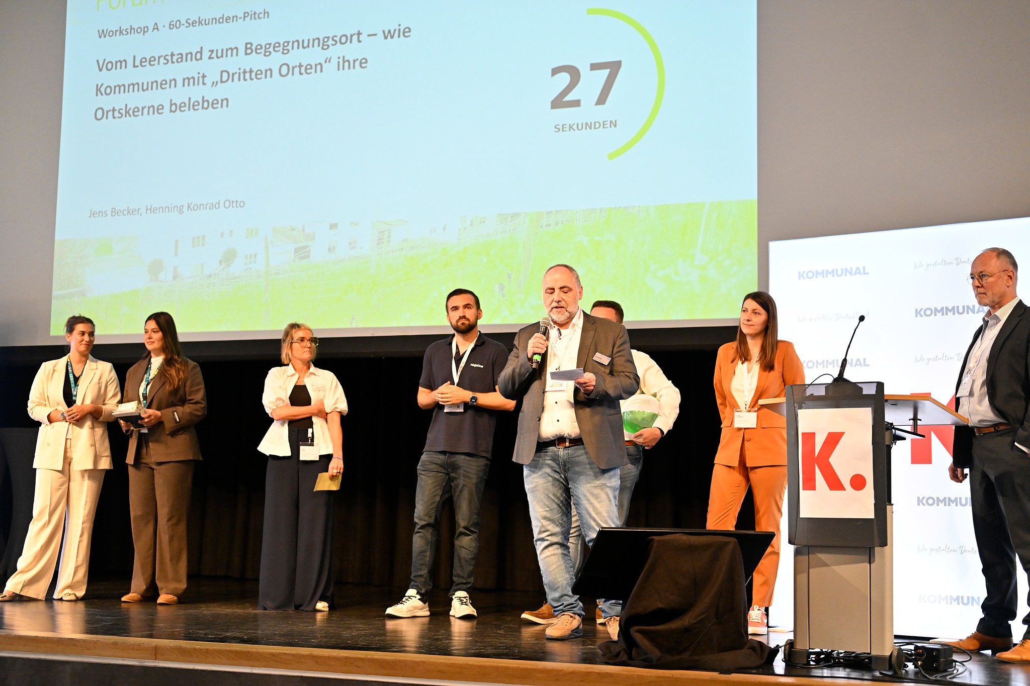 Die Pitches für die erste Workshop-Runde