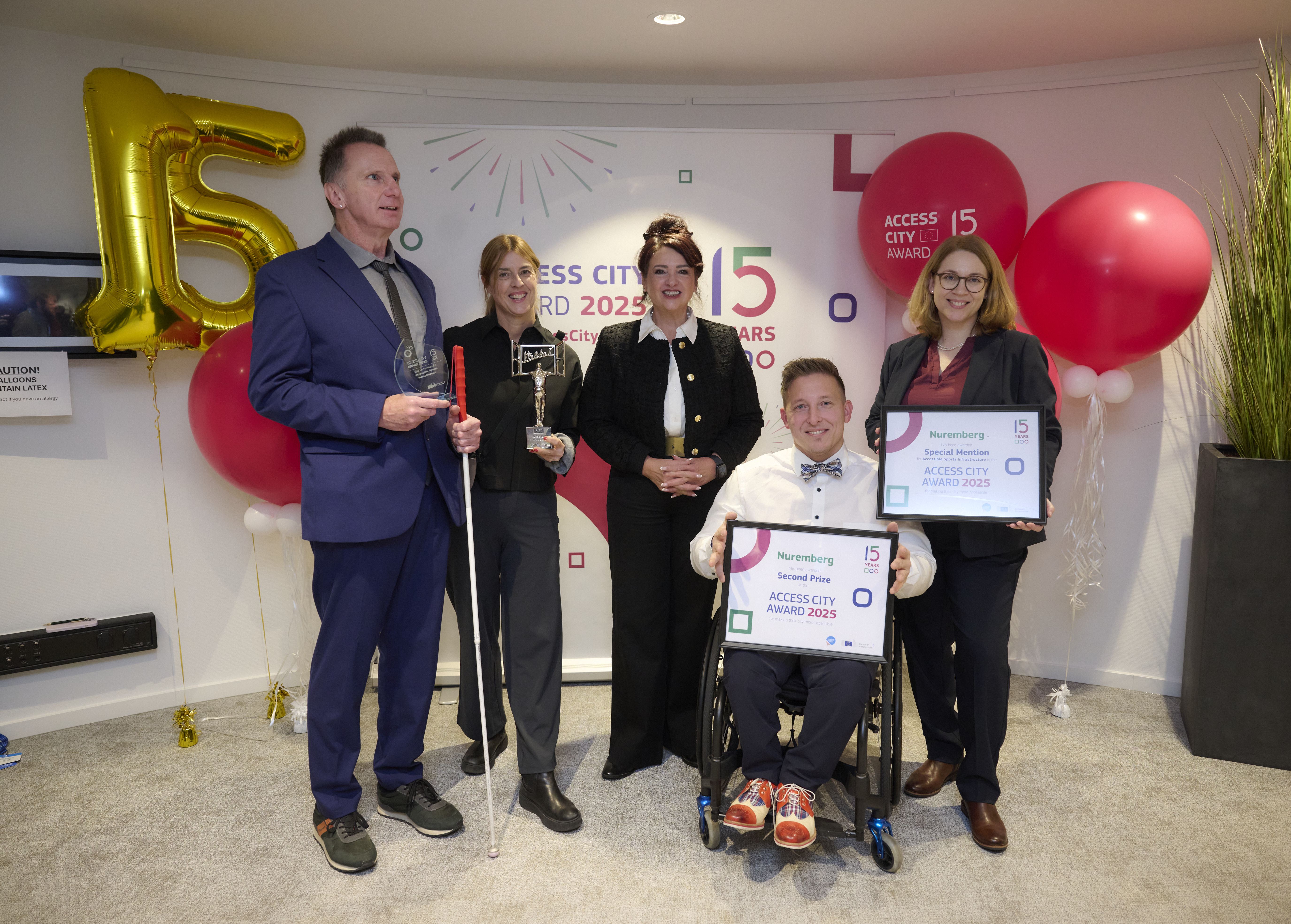 Zweiter Platz als barrierefreie Stadt für Nürnberg bei Access City Award 2025