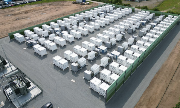 Der Batteriegroßspeicher in Bollingstedt