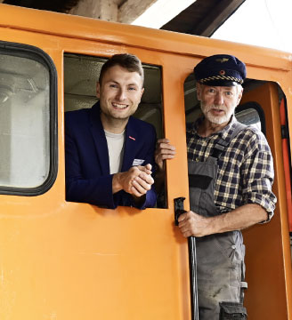 Bürgermeister in der Eisenbahn
