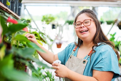 Arbeit in Gärtnerei