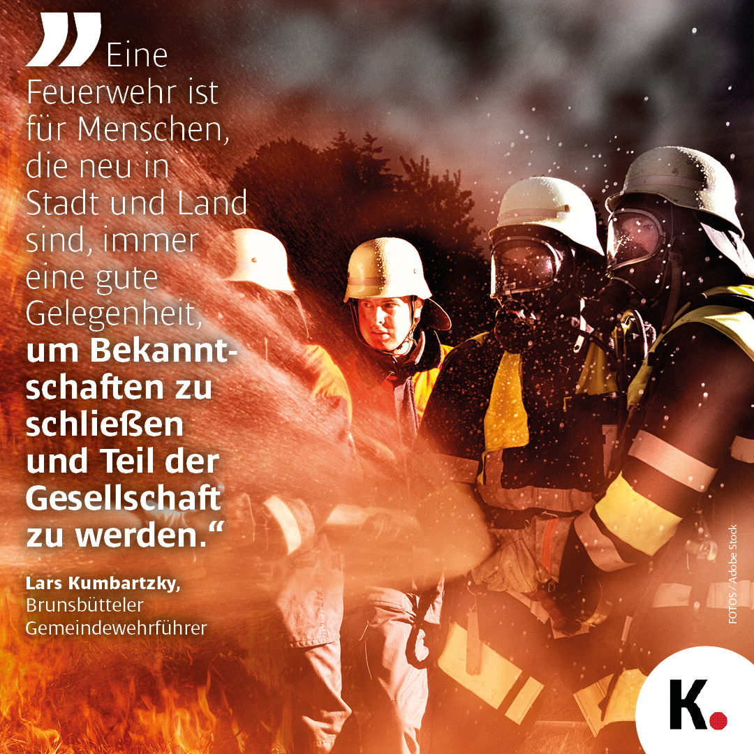 Insta Feuerwehr Flüchtinge