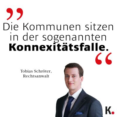 Zitat Tobias Schröter, Anwalt zum Konnexitätsprinzip