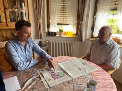 Besuch bei Bürgern