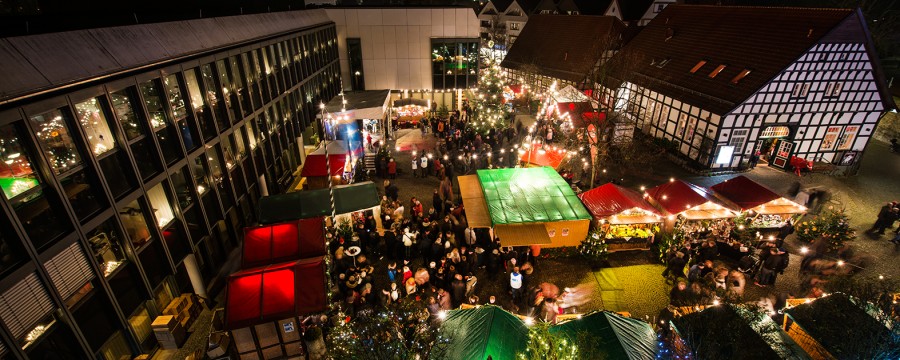 Der Weihnachtsmarkt von Bünde konnte durch viel ehrenamtliches Engagement gerettet werden.