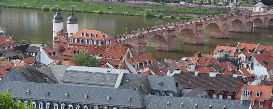 Die Altstadt von Heidelberg