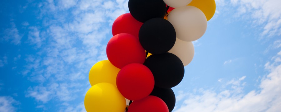 Luftballons zum Tag der Deutschen Einheit