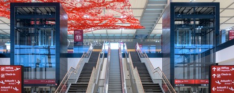 Terminal 1 im Flughafen BER