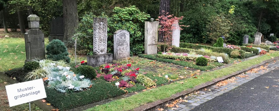 Friedhof Leipzig Mustergrabanlage