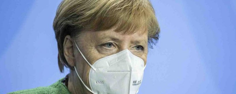 Kanzlerin Merkel leitet den Corona-Krisengipfel 