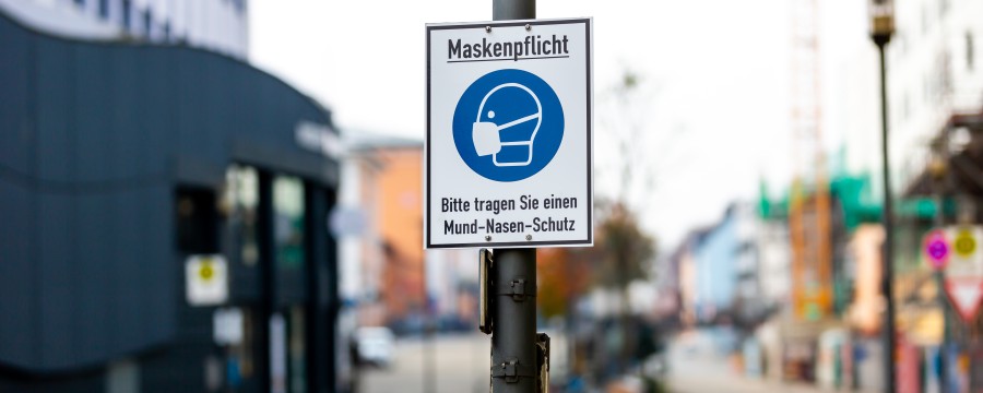 Maskenpflicht in der Innenstadt