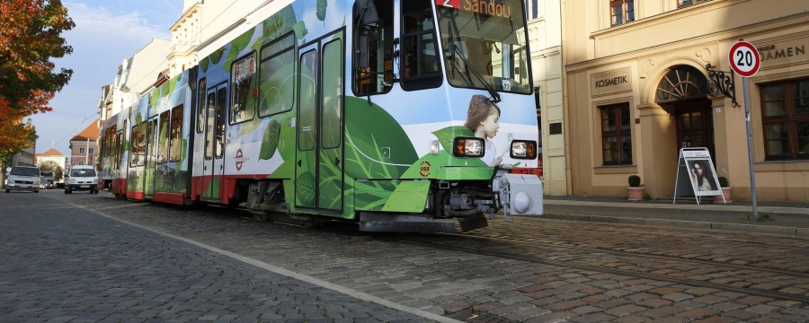 Fahrverbot in Cottbus aber die Straßenbahn darf weiter fahren