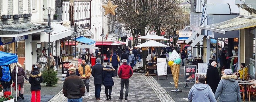 Innenstadt Brilon Einkaufsstraße