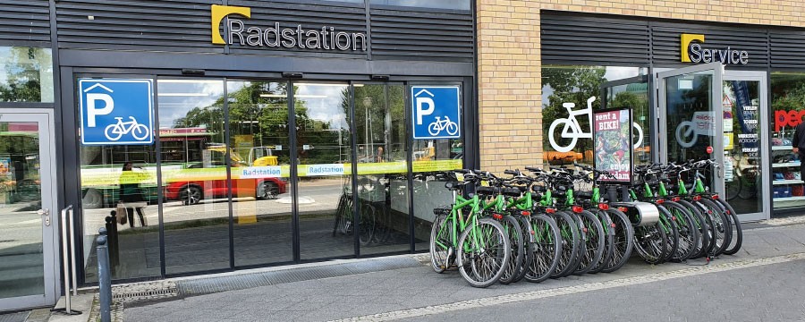 Fahrradstation in Potsdam