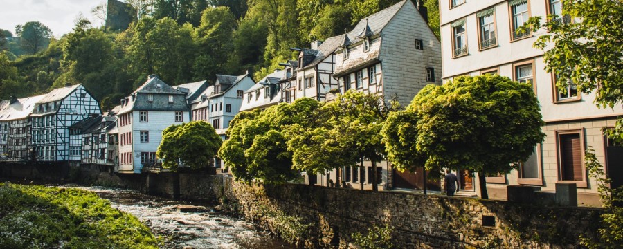 Nur ein beliebtes Reiseziel in der Eifel: Monschau 