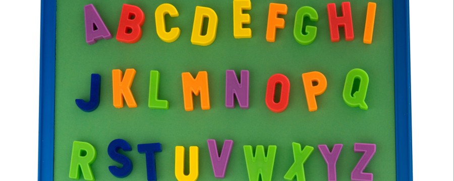 ABC in bunten Buchstaben