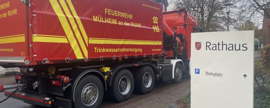 Wenn die Trinkwasserversorgung ausfällt, kommt diese Feuertruppe ins Spiel.