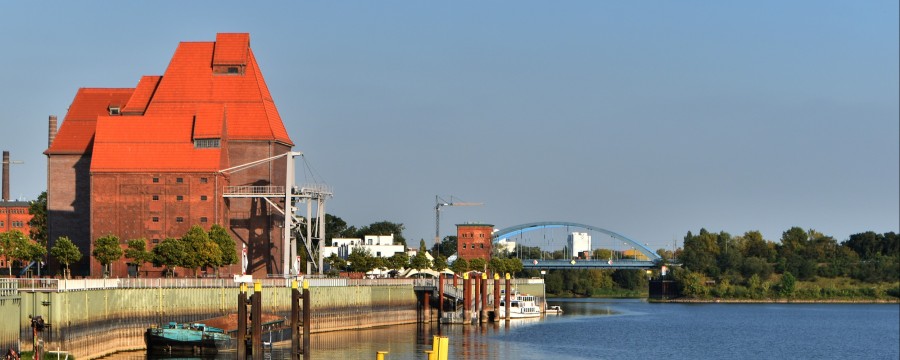 Wittenberge an der Elbe Hafen