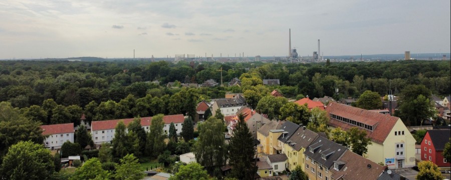 Blick auf die Stadt Marl