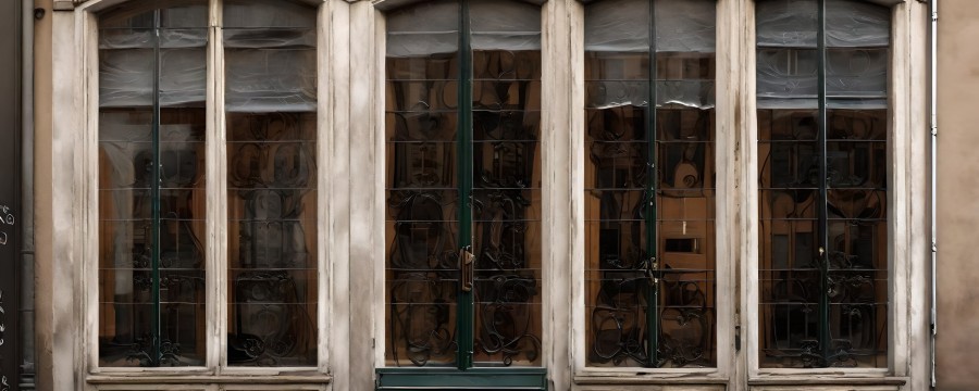 leere Schaufenster