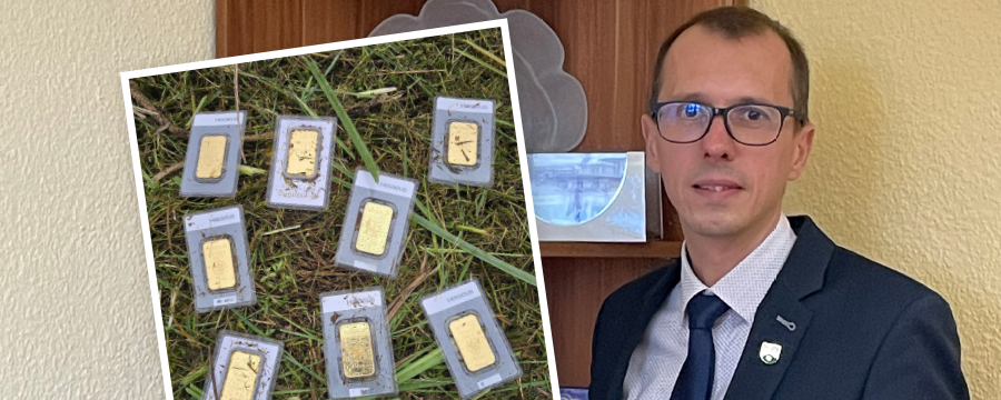 Bürgermeister Heiko Wersing und der mysteriöse Goldfund von Bannewitz