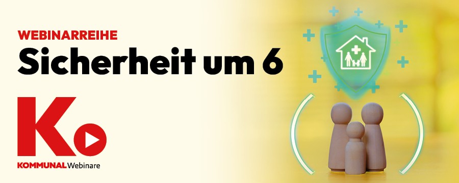 Webinar-Reihe Sicherheit um 6 soll Kommunen helfen krisenfit zu werden