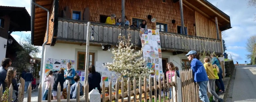 Haus mit Kunst