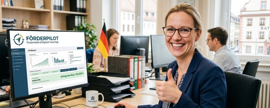 Frau am Computer