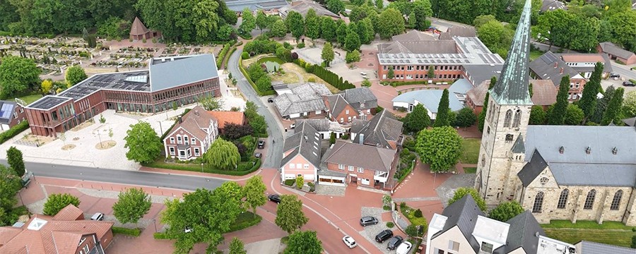 PV-Dächer in der Gemeinde Bakum können bald fürs Energy Sharing genutzt werden