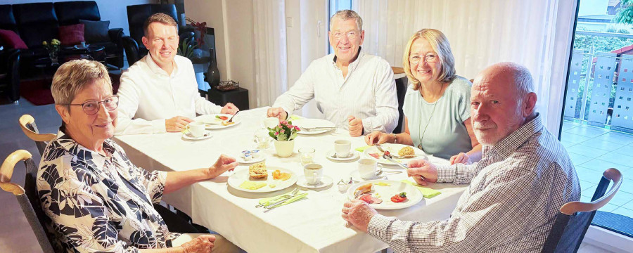Bürgermeister besucht Bürger zu Hause