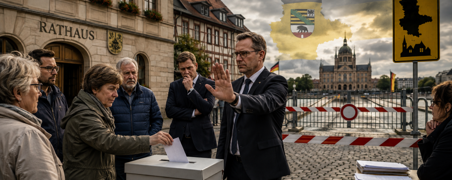 AfD vor Wahlsieg: Darf der Staat das Ergebnis danach ausbremsen? Was der Bundeszwang nach Artikel 37 Grundgesetz auch für Kommunen bedeuten würde