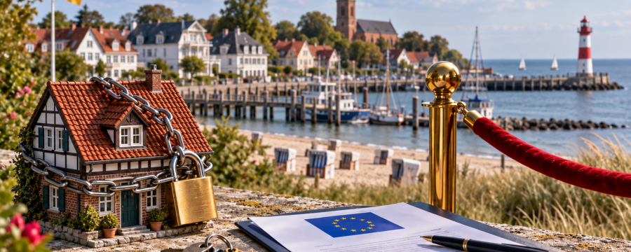 Ferienhaus mit Meerblick – und künftig mit Zustimmung des Rathauses? Die EU will Kommunen in angespannten Wohnungsmärkten mehr Möglichkeiten geben, Zweitwohnungen und Kurzzeitvermietungen einzuschränken.